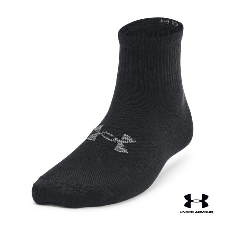 under-armour-ua-kids-essential-3-pack-qrter-socks-อันเดอร์-อาร์เมอร์-ถุงเท้า-เทรนนิ่ง-สำหรับทุกเพศ