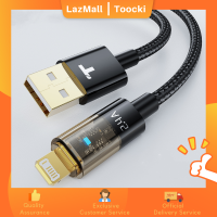 Toocki 2.4A สายฟ้ากับสาย USB อย่างรวดเร็วชาร์จสายเคเบิลข้อมูลสำหรับ iPhone 13/12 Pro Max iPhone 11 Pro 11 XS XS Max X 8 7 6 5วินาที iPad