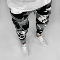 【YD】 2022  New European And Fashion Mens Jeans Camouflage Pants Fermented Cotton Overalls