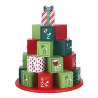 【Available】Advent Calendar 24 Days Countdown to Christmas Tree Gift Box Drawers for Kids Adults Home Table Decoration