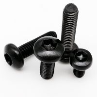 10/50pcs M2 M2.5 M3 M4 M5 M6 Black 304 Stainless Steel GB2672 Six-Lobe Torx Pan Head Screw Six Lobe Round Button Head Bolt