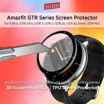 Amazfit GTR Series Screen Protector, Tempered Glass, 3D PMMA Film, TPU Soft  Film (For GTR 4 3 Pro 2 2e Mini)