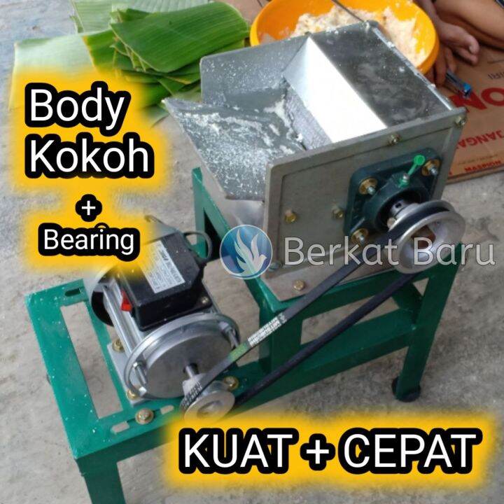 Mesin parut kelapa listrik KLU-150D UCF V-Belt Mesin parut singkong ...