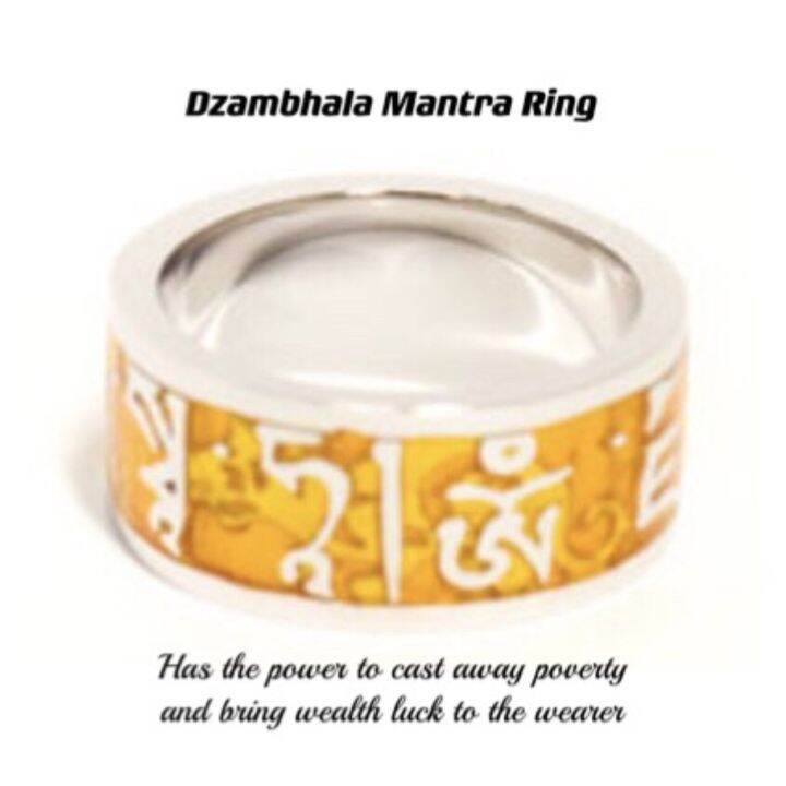 Manthar Rind The Sacred Dzambhala Mantra Ring | Lazada PH