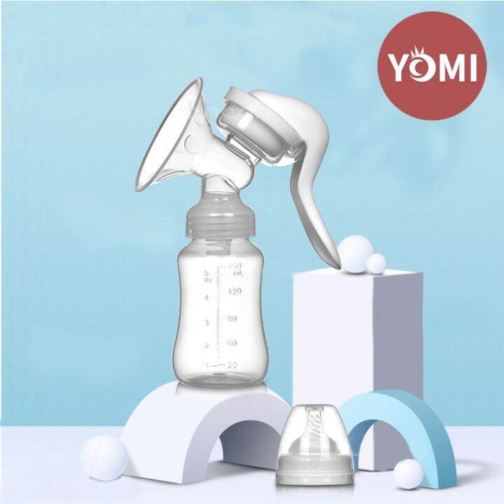 YOMI Manual Breast Pump Real Bubee Breast Milk Pump Susu Breastpump