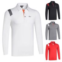 [Titleist] New Style Golf Mens Long-Sleeved T-Shirt Outdoor Sports Leisure Fashion Trend Polo Shirt Perspiration Moisture-Absorb