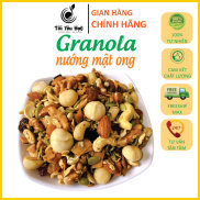 Granola nướng mật ong siêu hạt ngũ Cốc ăn kiêng vị vani 500g dùng cho giảm