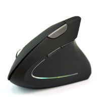 Elife 2.4G เมาส์แนวตั้งตามหลักสรีรศาสตร์ไร้สาย6ปุ่ม Optical 1600DPI Gaming Mice