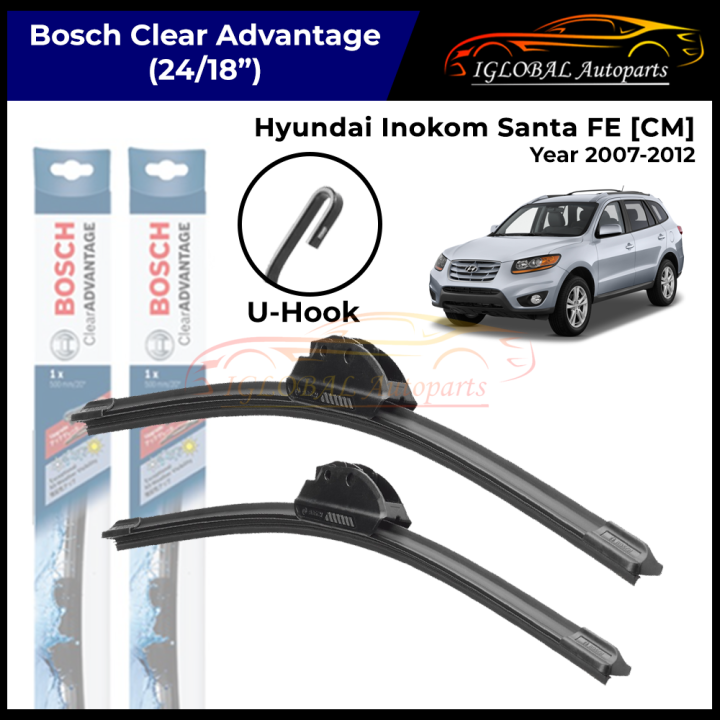 Hyundai Inokom Santa FE [CM] Year 2007-2012 Windshield Wiper Bosch ...