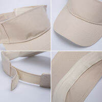 ที่กำหนดเองฤดูร้อน U Nisex Visor ผู้ชายหมวกปักพิมพ์โลโก้สตรีผ้าฝ้าย Visor หมวก