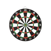 กระดานปาเป้า เล่นได้ 2 ด้าน แบบหนา พร้อมลูกดอก ที่แขวนตะปู Dartboard ขนาด 36.5 cm.