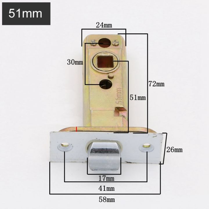 yf-bathroom-alloy-single-deadbolt-lock-cylinder-various-padding-margins-three-bar-single-tongue-body-universal