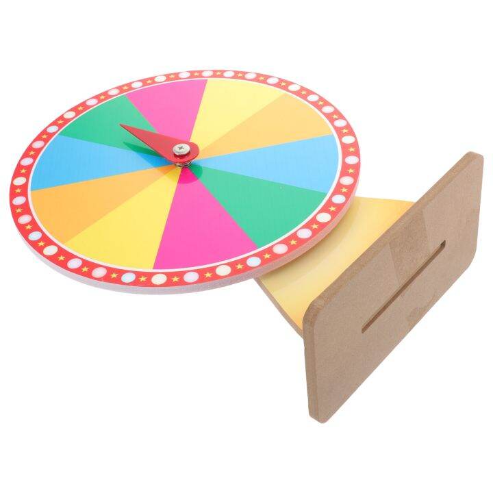 Checkerboard Roulette Wheel Fortune Desktop Game Funny Party Supplies