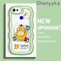 Chenyyyka เคส V20เคสสำหรับ Honor โปร V30การ์ตูนน่ารัก,ดีไซน์ใหม่เป็ดโปเกมอนขอบเป็นคลื่นเคสโทรศัพท์แบบใสซิลิโคนนิ่มเลนส์กล้องถ่ายรูปเคสโปร่งใสป้องกันการกระแทก