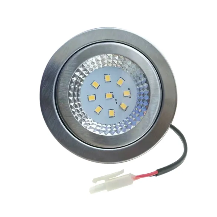 220V 230V 1.5W LED Cooker Range Hood Light for 55mm Hole Clear Glass Smoke Exhauster Ventilator