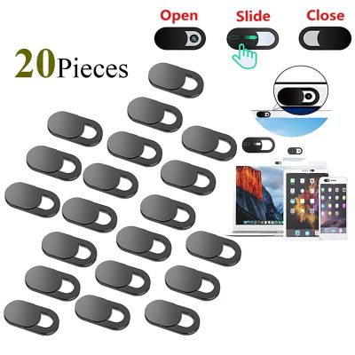 20PCS Plastic Webcam Cover Phone Lens Stickers for Apple iPhone Samsung Xiaomi Privacy Slider Camera Cover for Laptop
