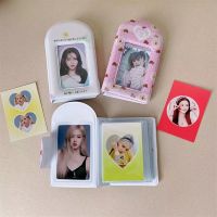 Rose Cake Photo Album 3inch 20Pockets PVC Material Ins Korean Kpop idol Photocard Mini Album Storage Card Collect Book