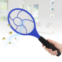 สามชั้นไฟฟ้า Fly ยุง Swatter Bug Zapper แร็กเก็ตแมลง Killer