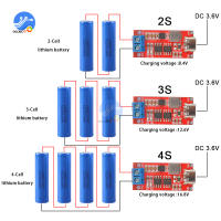 Jenis-C BMS 2S 3S 4S 1A 4A 2A 18650 Papan Pengecas Bateri Liitium dengan Modul Rangkah-Up Terminal untuk Li-Po