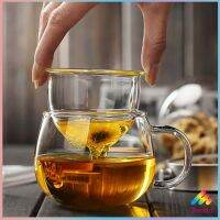 แก้วชงชา พร้อมถ้วยกรองกากชาและฝากปิดในตัว สวยหรูดูแพง Glass teapot สปอตสินค้า Sweet.T