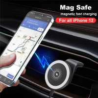 แท่นชาร์จไร้สาย 15W พร้อมแม่เหล็ก Magsafe iphone12 13 14 Wireless Charger Car Mount