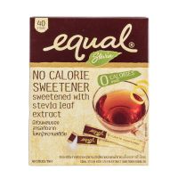 Equal Stevia 40 Sticks อิควล สตีเวีย ผลิตภัณฑ์ให้ความหวานแทนน้ำตาล