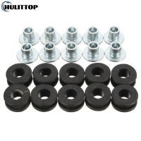 10Pcs รถจักรยานยนต์ยาง Grommets ปะเก็นชุด Bolt Assortment ชุดชิ้นส่วนรถจักรยานยนต์สำหรับ Honda Yamaha Suzuki รถจักรยานยนต์ Grommets