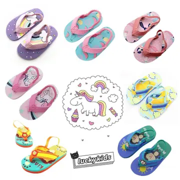 Unicorn Flip Flops for Kids Girls Toddler Little Kid Beach