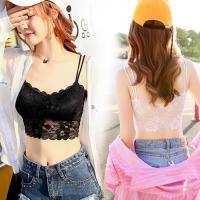 ✨ in2it ღ Ready Stock Girl Lace Tube Crop Backless Comfortable Korean Bras