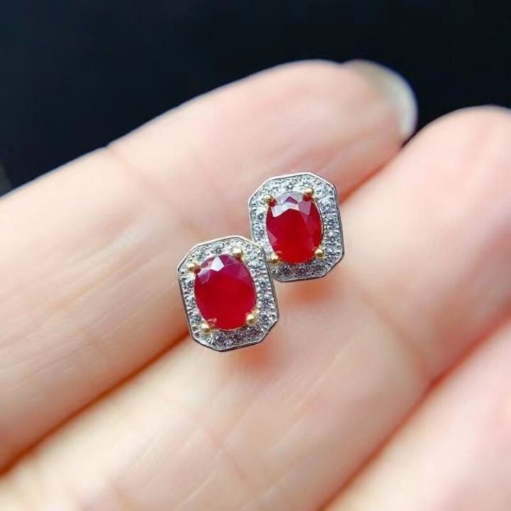 natural-ruby-earrings-classic-design-hot-sale-925-pure-silver-special-price-promotion-simple-design-for-daily-wear