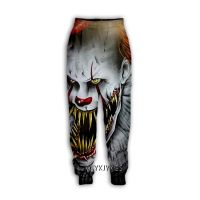 New mens/womens Pennywise 3D printed casual pants Fashion street wear Mens loose fitting sports pants F32