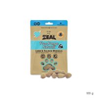 Zeal Freeze Dried Lamb&amp;Salmon Morsels (เนื้อแกะและปลาแซลมอน) ขนาด 100 กรัม