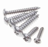 GB/T845 Pan Head Self Tapping Screws Phillips Drive A2 304 Stainless Steel Sheet Metal Screws M1.2 M1.4 M1.7 3 4 5 6 8 10mm Nails Screws  Fasteners