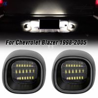 Newprodectscoming 2Pcs License Number Plate Light For Chevrolet Blazer S10 GMC Jimmy Sonoma Oldmobile Bravada 1998 2004 Truck Tail Bumper LED Lamp