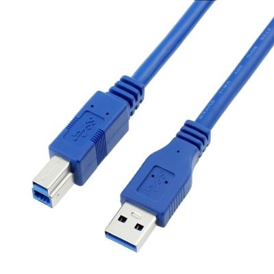 USB 3.0 Cable Type A Male To B Male Extension Cable Super Speed Sync Data Print Cable 5M For 2.5 3.5 Inch HDD/SSD Hard Drive