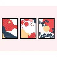 ญี่ปุ่น Cherry Blossom Wall Art พิมพ์-ของขวัญที่ไม่ซ้ำกันสำหรับตกแต่งบ้านและคนรักต้นไม้