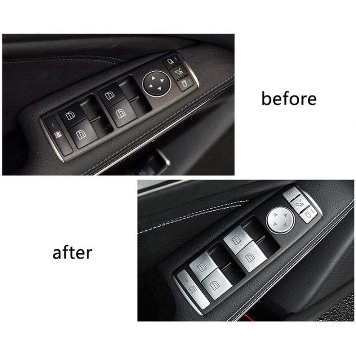 56x-inner-door-armrest-window-switch-button-trim-cover-sticker-for-benz-glk-ml-gl-a-b-c-e-g-class-w204-w212-w246-w166