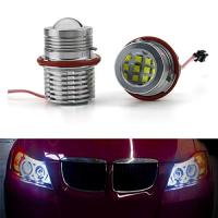 2ชิ้นคู่ Super Bright 60W LED ไฟหน้า Angel Eyes หลอดไฟสำหรับ BMW E87 E60 E63 A07 X5 E53 E39