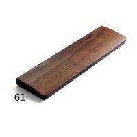 2021Walnut Wooden Mechanical Keyboard Wrist Rest with Anti-Slip Mat Ergonomic Gaming Desk Wrist Pad Support 61 87 104 Keys