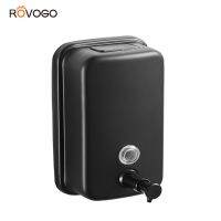 【CW】 ROVOGO 500/800/1000Ml Black/Mirror Dispenser Wall Mounted for Hotel