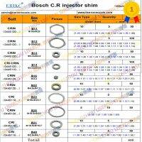 50ชิ้น B12 B11 B13 B14 B16 B23 B24 B25 B26 B31หัวฉีดคอมมอนเรลปรับปะเก็นสำหรับ Bosch