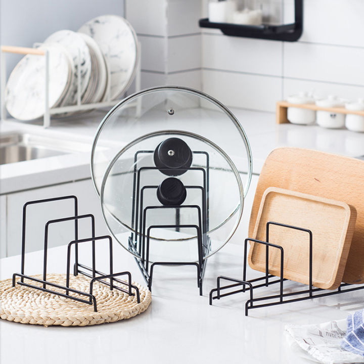 1pc Plastic Dish Rack, plate rack, pot cover rack, kitchen cabinet storage  bowl, cup, chopping board, etc.