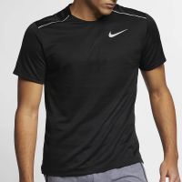 AJ7566-010 เสื้อวิ่งชาย NIKE สีดำ NIKE MILLER Mens Short-Sleeve Running Top