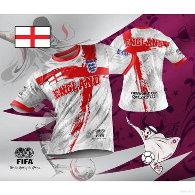 SY3 22/23 Qatar World Cup England Fans Tshirt Jersey Sports Tee Casual Short Sleeve Unisex Plus Size YS3
