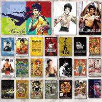 Bruce Lee Metal Poster Plaque For Man Cave Bar Pub Club-นักแสดงวินเทจป้ายโลหะป้ายดีบุก Wall Decor