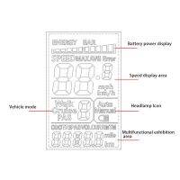 36-60V Plastic Electric LCD M5 Display Meter Display Smart KT Bicycle Modification Motor Bicycle Parts