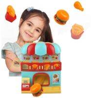 ร้านอาหารเบอร์เกอร์เด็ก ของเล่นจำลอง Burger Station Kolinbaby AGES 3+ มีเสียง แสง ของเล่น Hamburger shop