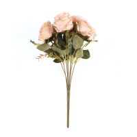 ดอก กุหลาบออทั่ม 9 ก้าน ดอกไม้ปลอม ดอกไม้เทียม ดอกไม้ Plastic ดอกไม้ปลอมสวยๆ ดอกไม้ปลอมหรูๆ ดอกกุหลาบ กุหลาบ
