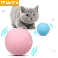 Smart Cat Toys Interactive Ball Smart Touch Bird Frog Cricket Sound Balls Pets Chewing Playing Toy Catnip Cat Training Supplies Toys