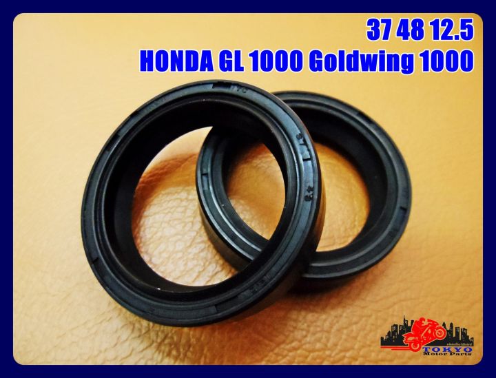 honda-gl1000-goldwing1000-year-1975-1979-front-shock-seal-37-48-12-5-set-1-pair-ซีลโช๊คหน้า-37-48-12-5-1-คู่